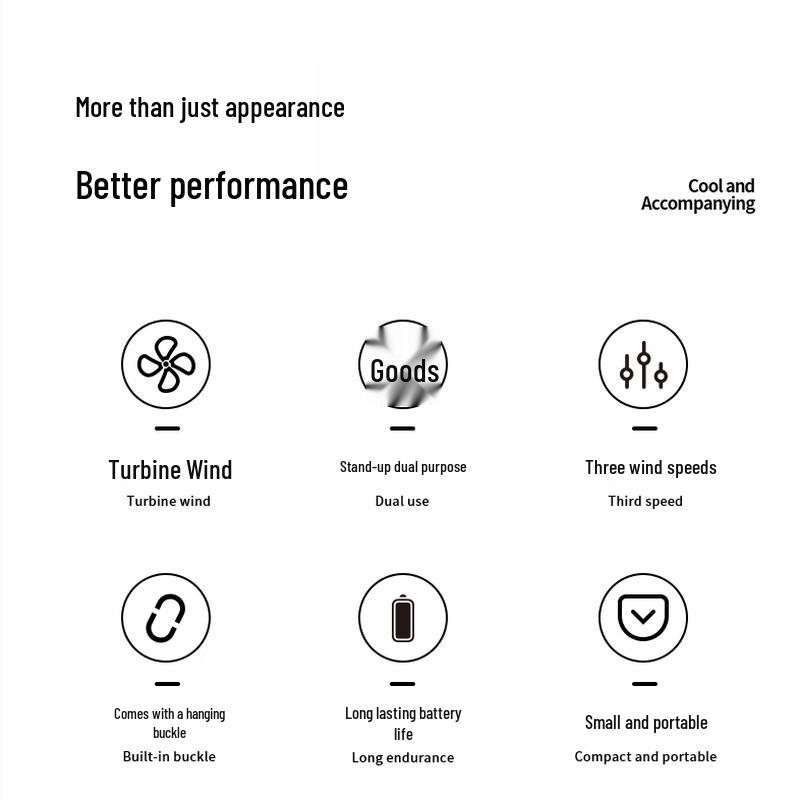 Lemo High-Speed Handheld Mini Fan