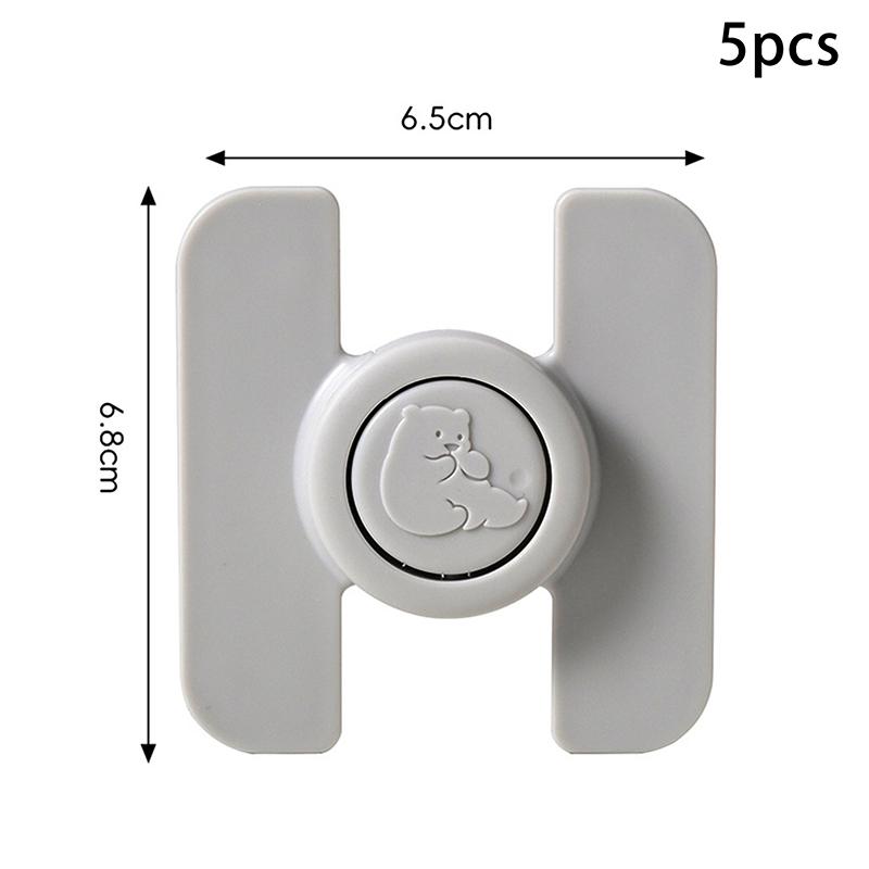 

1 шт. домашний замок для холодильника, безопасный дверной замок для холодильника и морозильной камеры, многофункциональные защитные замки, защита для детей 5pcs