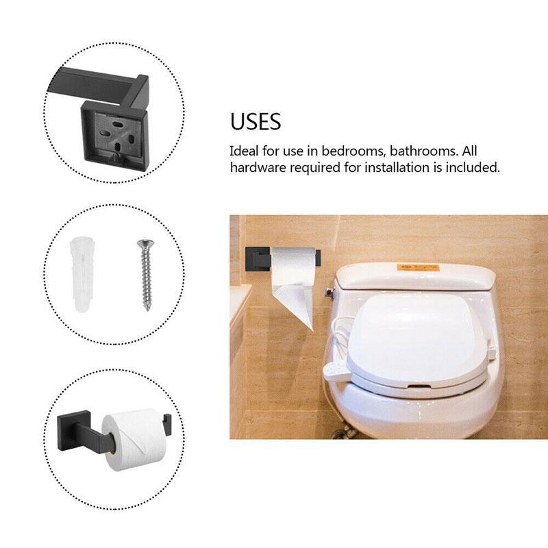 Suport universal pentru hârtie igienică pentru baie, montat pe perete, suport din oțel inoxidabil