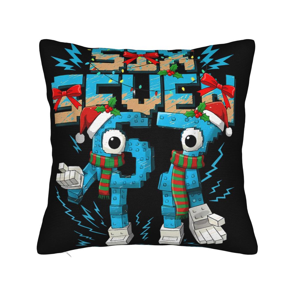 Funny 67 Six Seven Italian Brainrot 6 7 Meme Pillow Case  Design Pillow Cover Retro Trendy Pillowcases For Living Room Sofa
