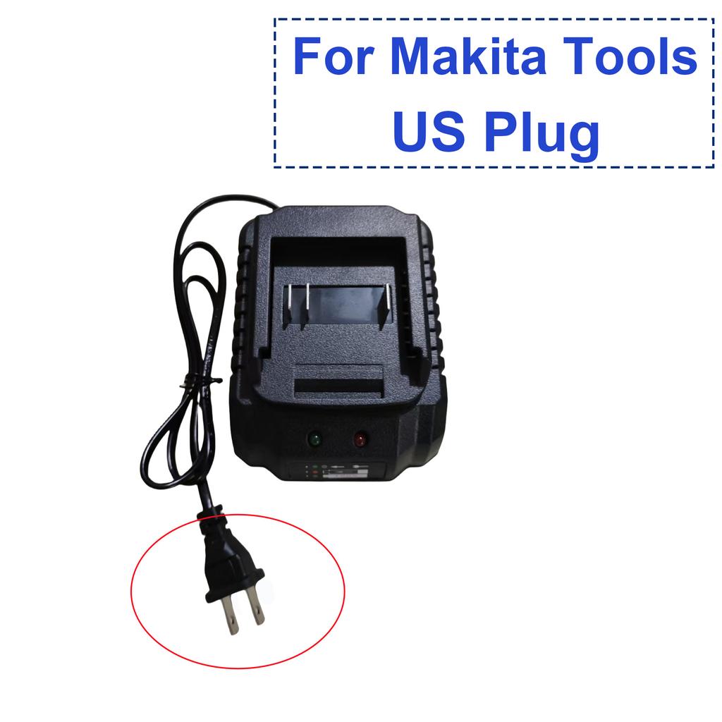 12.6V 21V Lithium Battery Charger EU US Plug Drill Polisher Electric Water Gun Power Adapter For Makita Battery Charging