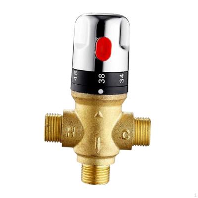 Thermostatic Mixing Valve Sturdy for Solar Water Heaters Shower System Basin
