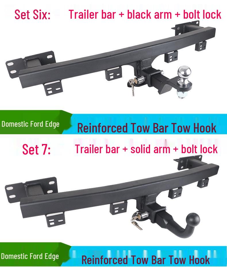 Ford New Edge Trailer Hitch Bumper Guard & Detachable Towing Hook