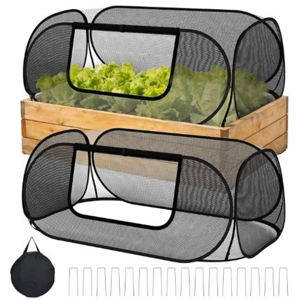 Housse de protection isolante pour plantes Filet pop-up pour plantes Cage protectrice transparente en PVC Lit de légumes
