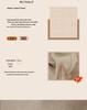 Double-Sided Cream Cotton Linen Blackout Curtains - High-End Feel for Bedroom & Living Room