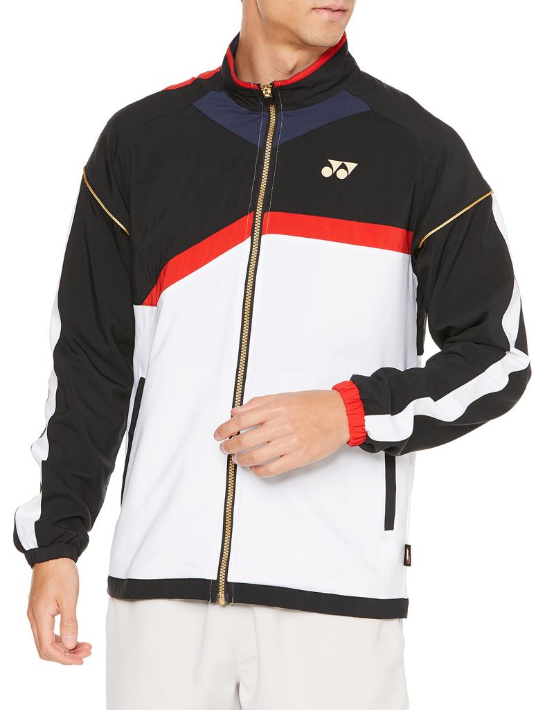 Yonex Lined Wind Warmer Shirt Sunset Red Size L (Fit Style) (496)