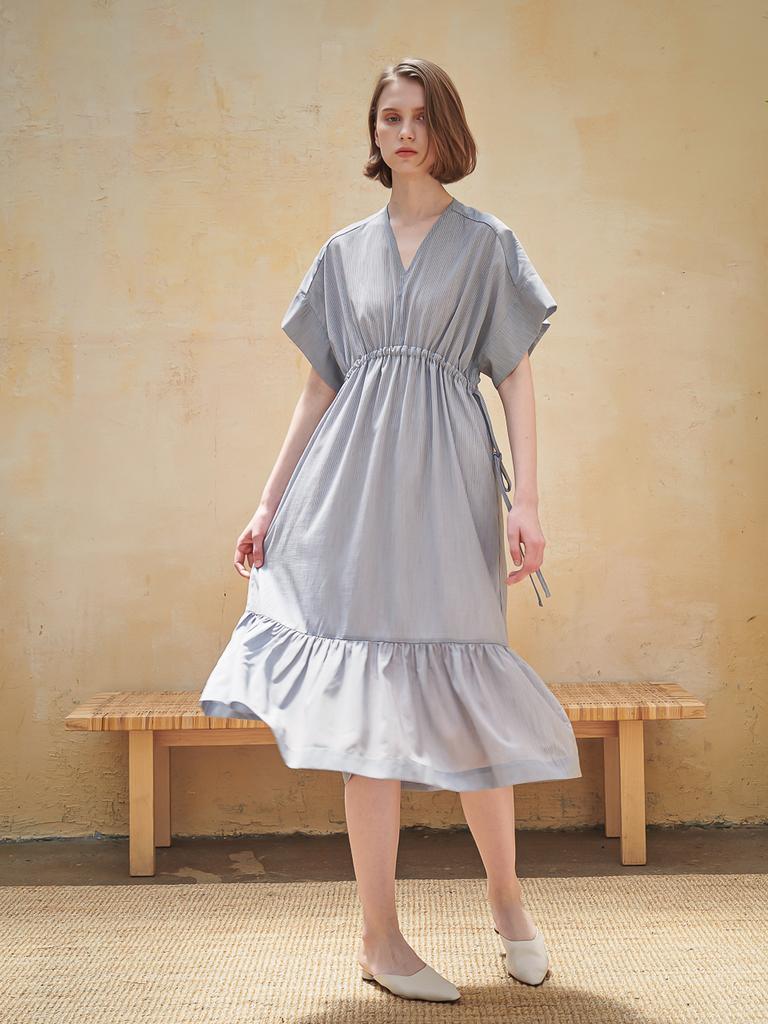 Acud V Neck Relaxed Strap One-Piece_Mint