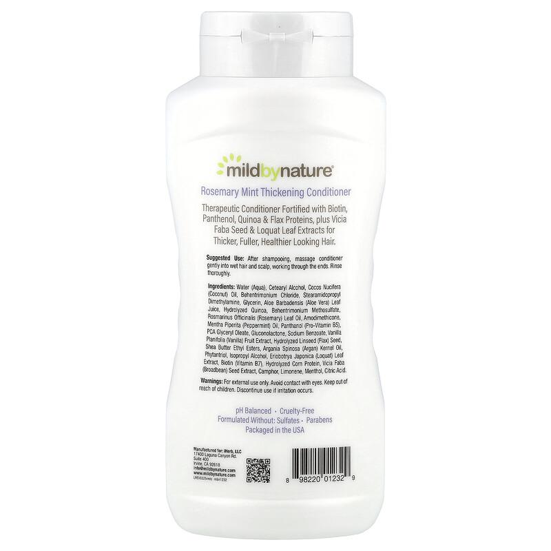 Thickening Conditioner, B-Complex & Biotin, Rosemary Mint, 16 fl oz (473 ml)