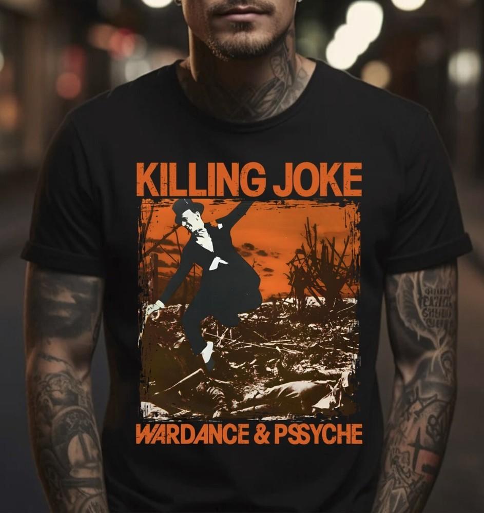KILLING JOKE Wardance & Pssyche Black T-Shirt, S-5XL Unisex T-Shirt S