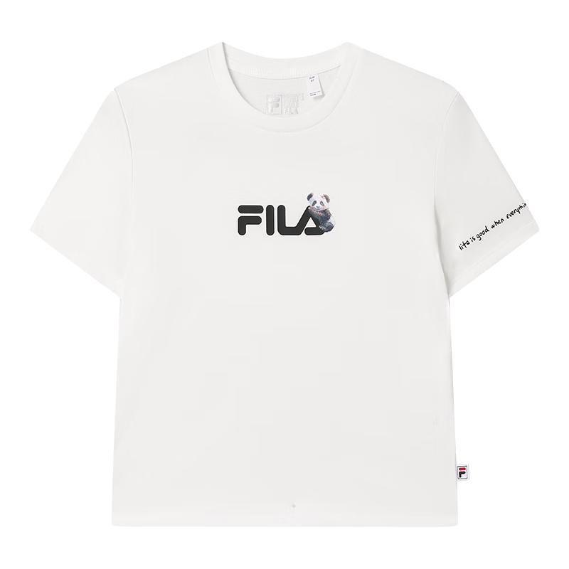 Fila Women's Giant Panda Slim-Fit Short Sleeve T-Shirt