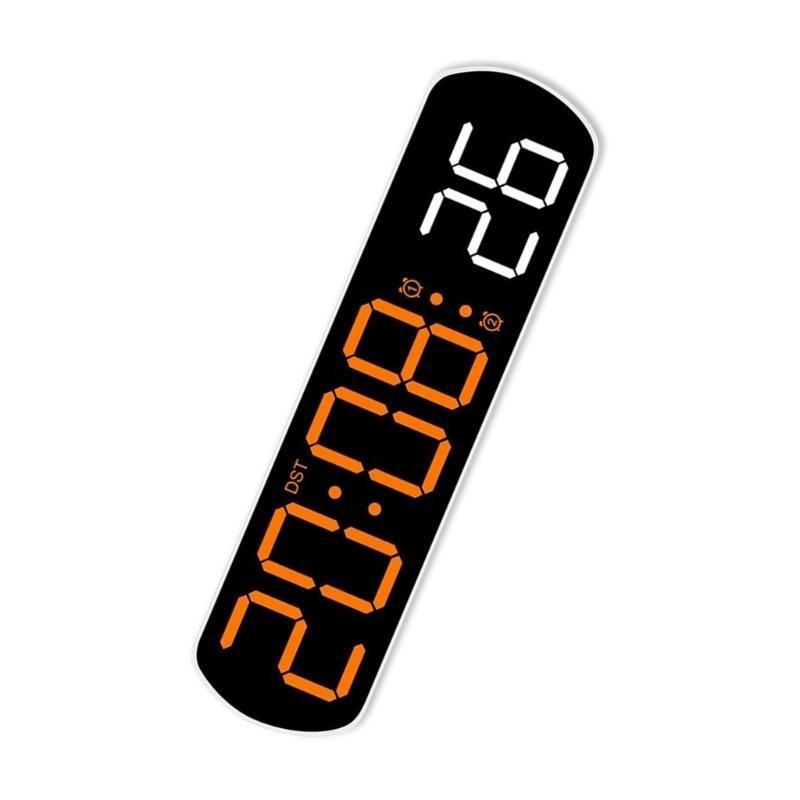 Modern Electronic Table LED Alarm Clock Feature Jump Second Temperature Display Adjusted Brightness and Countdown