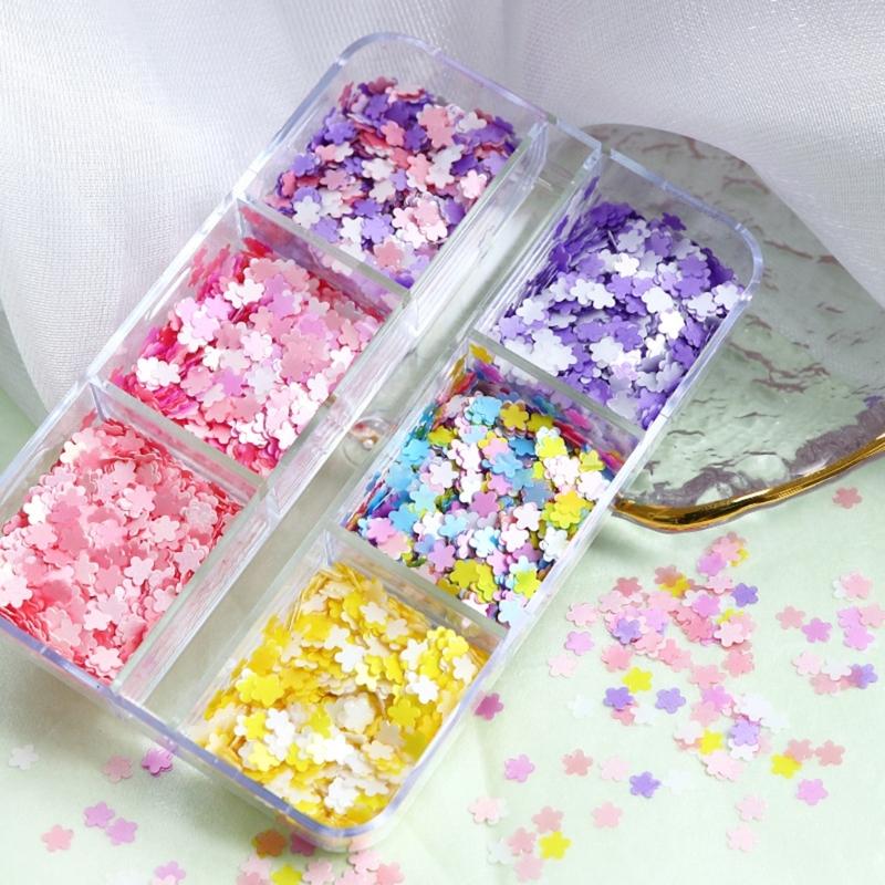 Flower Glitter Confetti Epoxy Resin Mold Fillers Nail Sequin Glitters Flake Nail Decors Flower Resin Filling Materials