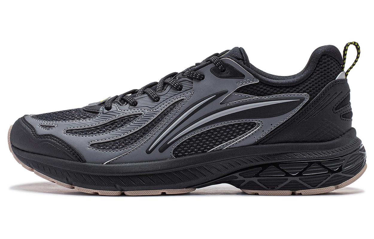 Li Ning Амортизирующие Нескользящие Износостойкие Низкие Беговые Кроссовки Мужские Теневой Серый ARXT021-3 40
