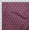 oneOone Georgette Viscose Dark Magenta Fabric Block Diy Clothing Quilting Fabric Print Fabric By Yard 42 Inch