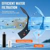Water Filters Replacement, Purification Elements, Replacement Filters, Gravity Water Filter System, Compatible with Most Brands, Pack of 4 (2