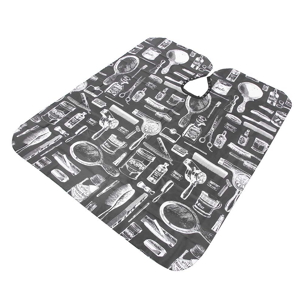 

Professional Hairdressing Apron Barber Shop Hair Cutting Dyeing Gown Cape 140 x 120cm