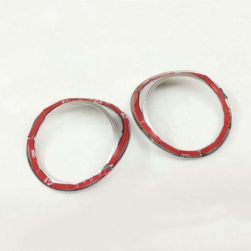 For Land Rover Range Rover Evoque 2012- Car Interior A-pillar Speaker Horn Ring Cover Trim ABS Matte Car Styling Accessories