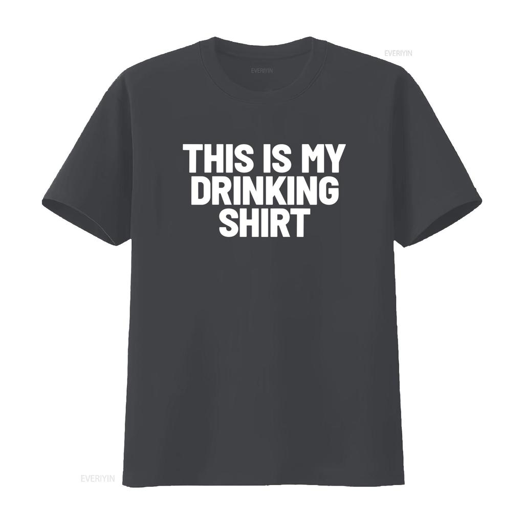This Is My Drinking T Shirt Funny Drunk Meme vintage Washed designer clothes Casual Unisex Versatile fashion Stretched Soft