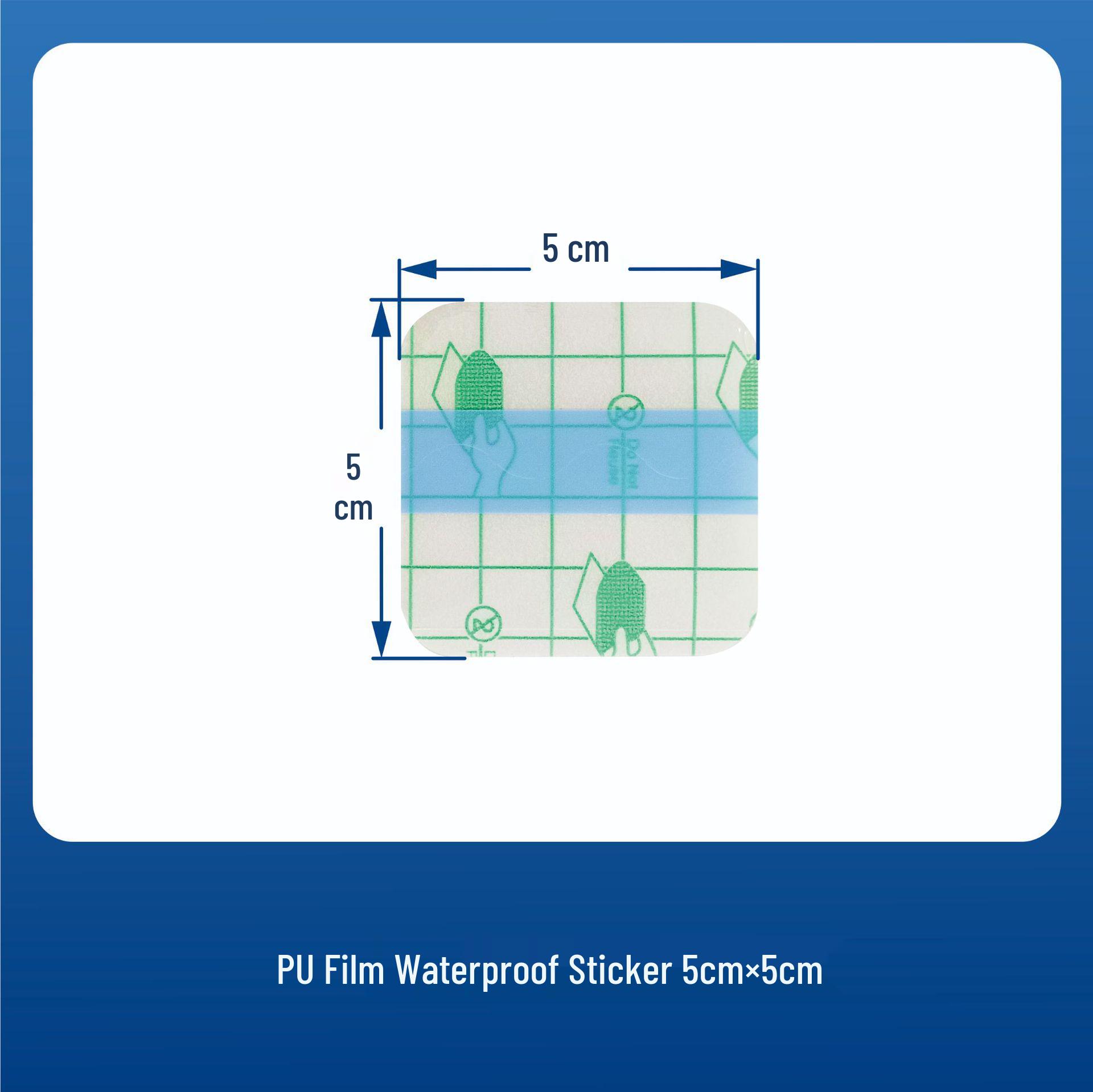 Sanfu Waterproof PU Film Patch: Shower-Proof Plaster, Acupoint Patch, Navel Patch, Sanjiu Patch, Adhesive Fixing Patch 1 piece