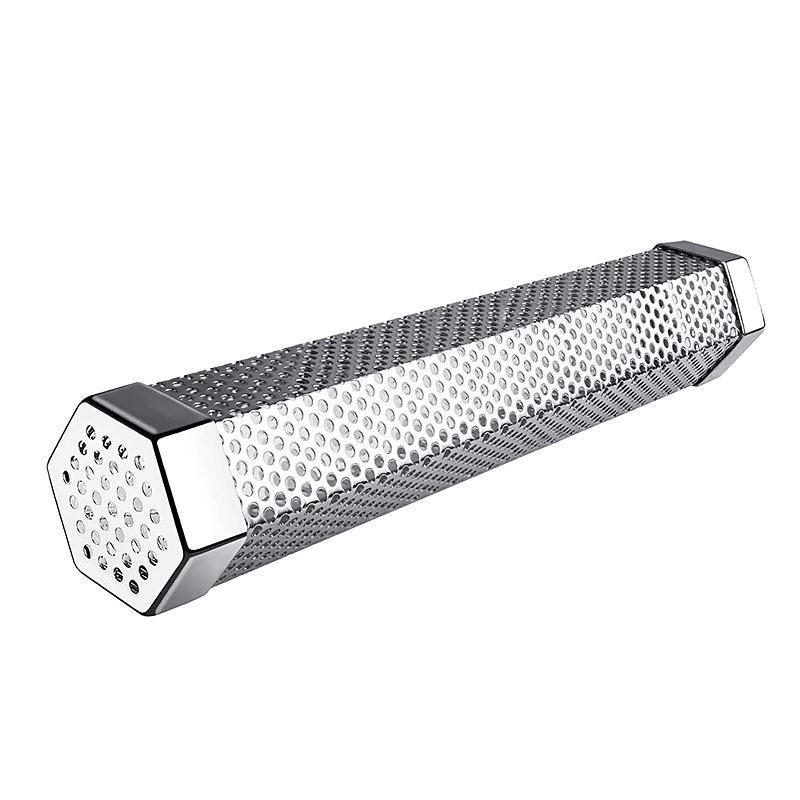 

12-дюймовый дымогенератор в форме ромба из нержавеющей стали 304 для щепы, древесного угля и специй