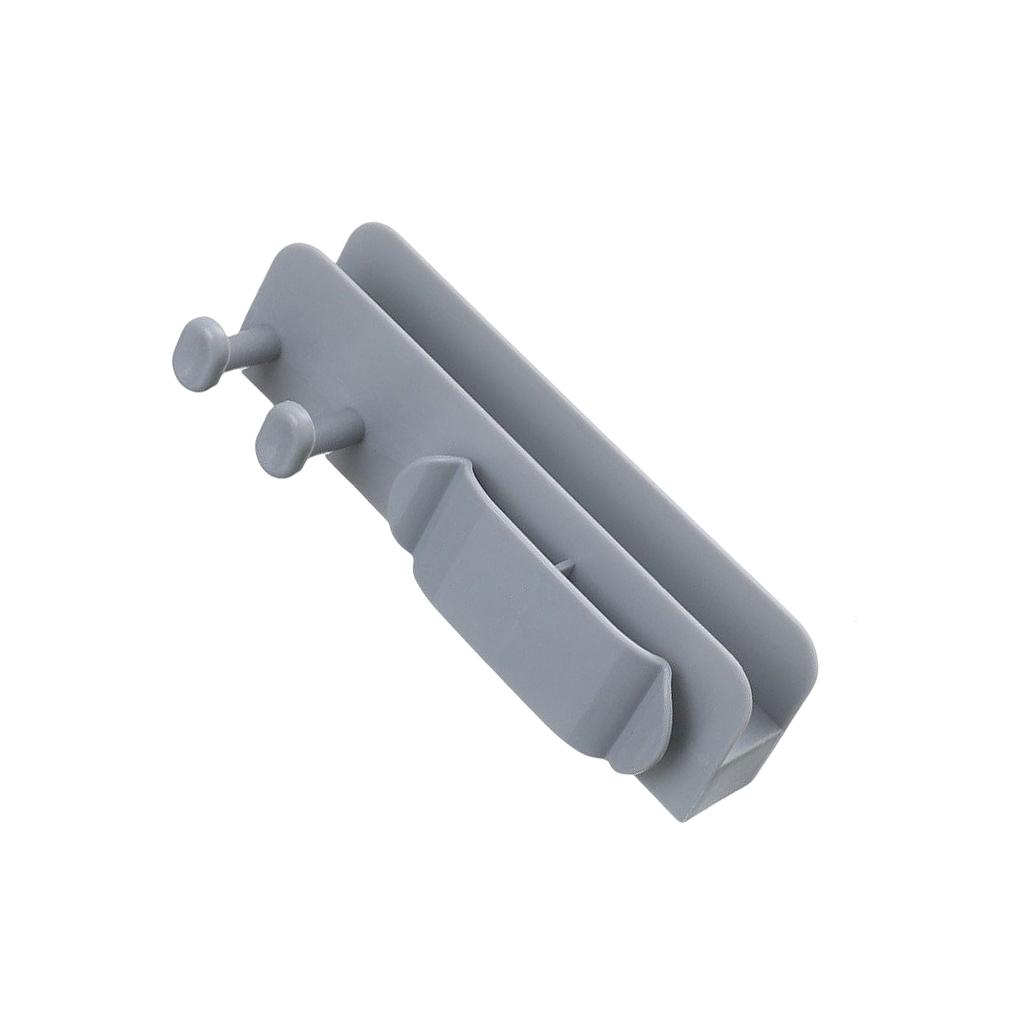 

Cable Holder Clips Wall Mounted Management Household Hotel Bathroom Kitchen Wire Organization Winder Retainer Supplies сірий колір