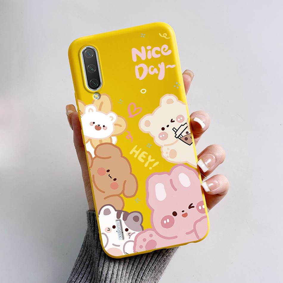 Für Xiaomi Mi 9 Hülle Mi 9 Lite Rückseite Cartoon Dünn Weiches Silikon Funda für Xiaomi Mi 9 SE Mi9 Mi 9Lite Mi 9SE Stoßfest Capa