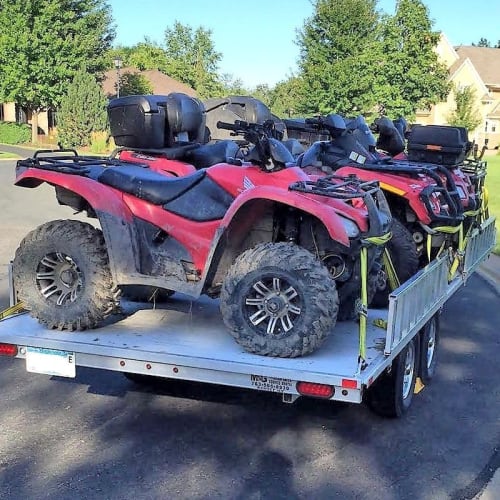 HFS(R) Ratchet Lashing Belts, Set of 2, 3.8cm x 4.5m, Breaking Strength 1.35t, Easy to Use, Fastening and Secures, Multi-Purpose, for Moving, Towing,