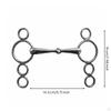4Loop Horse Bit Stainless Steel Control Hand Polished for Riding 125MM