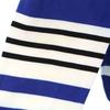 Salvatore Ferragamo made in Italy Border Pattern Long sleeve knit L blue Men's Used