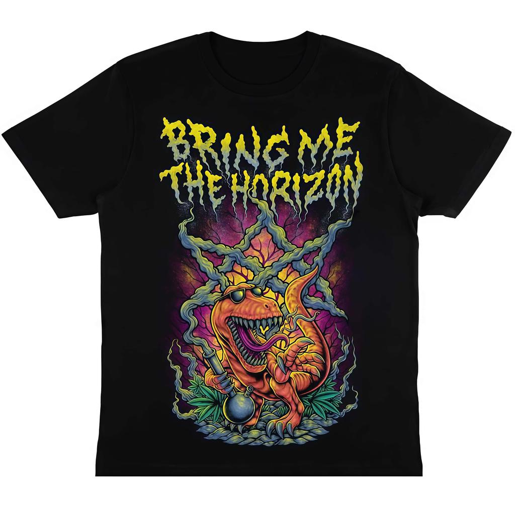 BMTH Festival Gig Top Band Tshirt Bring Me The Horizon TShirt 2026 Summer Unisex Unisex 100Cotton Street Wear Y2K Unisex Tshirt