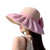 Hat female sunshade sunscreen hat summer outdoor grass top sun hat beach bucket hat