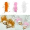 Feather Slap Bracelet Wrist Feather Cuffs Feather Wristband Women Hair Accessories Sexy Wristband Bracelet