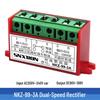Dual-Speed NKZ-99/170-3A Brake Rectifier Module for Motor Holding, 220/380VAC