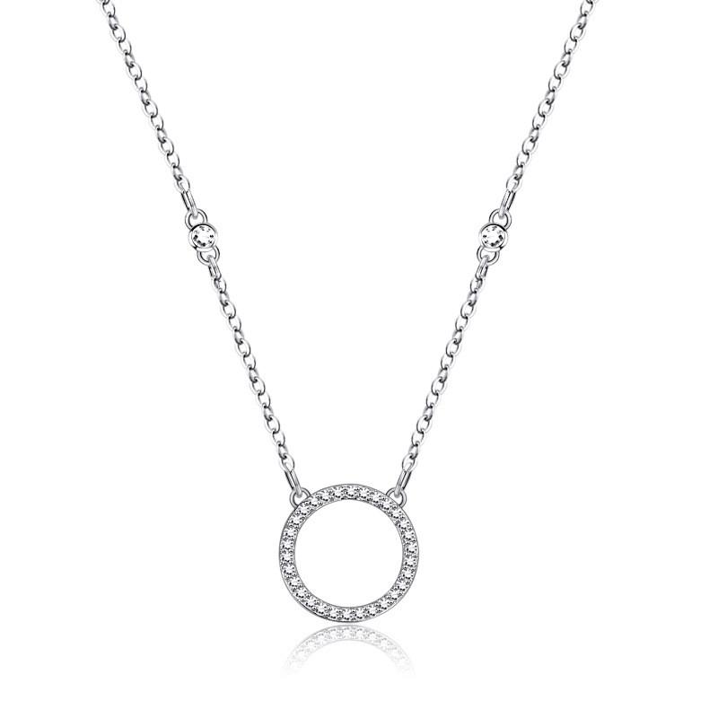 

Ожерелья, аксессуары, женские универсальные, элитные, круглые, полностью бриллиантовые, цепочка на ключицу