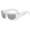 New Style Y2K Sun Glasses Fashion Trend Personalized Silver Cyberpunk Sunglasses Hip Hop Shape Eyeglasses