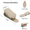 Universal Car Sunglasses Holder Magnetic Leather Clip Card Ticket Holder Auto Sun Visor Glasses Box Decoration Accessories