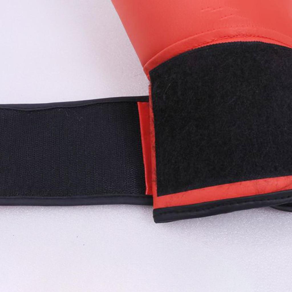 2 Pairs Adult Kickboxing Gloves Boxing Training Gloves Punching Bag Gloves Black and Blue