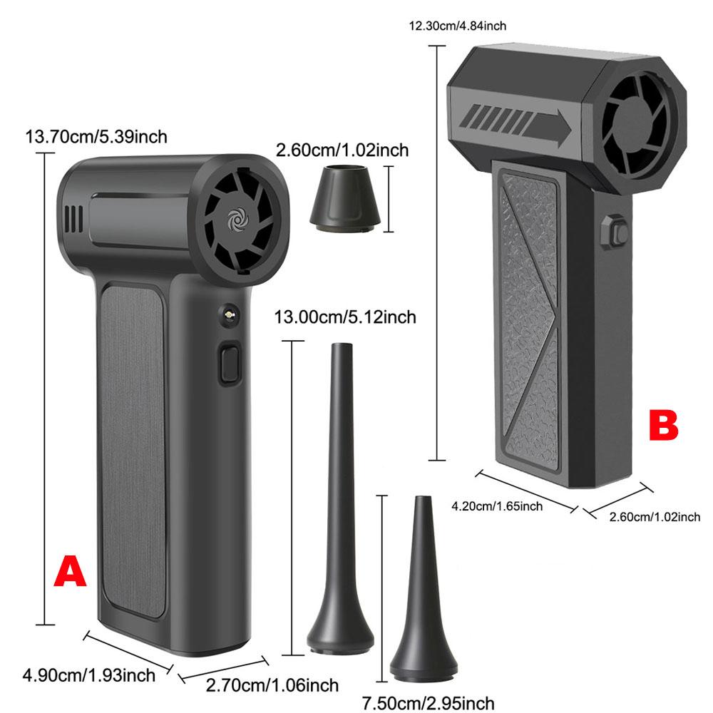 130/150,000RPM Turbo Jet Fan RV Accessories Air Duster Strong Blowing Pocket Pump Air Blower Forest Camping Mat Pump BBQ Tools