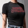 Alphabet Short Sleeve T-shirt Women's Summer Dress Korean Version Trendy Internet Celebrity Student Short High-waisted Crop Top Tight Body