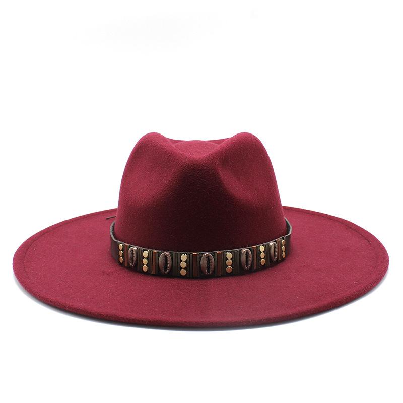 Men'S And Women'S Woolen Top Hats, Jazz Hats