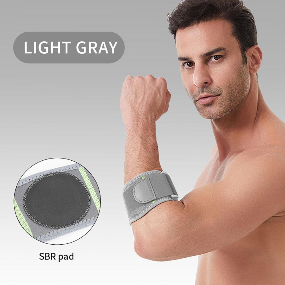 

Getinfit 1Pcs Sport Elbow Guard Pads Shock Absorption Pressurization Wear-Resistant Adjustable Tennis Badminton Muscle Strain