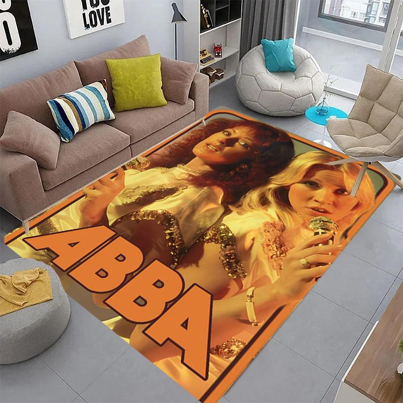 ABBA Ikonisches Musik-Erbe Teppichbodenmatten Wohnzimmer- und Schlafzimmer-Matten Badezimmer-Matte Kunst Mode