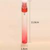 10ml Gradient Color Glass Perfume Spray Bottle Cosmetic Dispenser Empty Sub-bottle Potable Cosmetics Sample Refillable Bottles