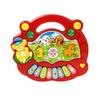 Giocattolo musicale per bambini con suoni di animali Tastiera di pianoforte per bambini Strumento musicale elettrico lampeggiante Giocattoli educativi precoci per bambini