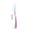 Star Diamond Gold-Plated Stainless Steel Cutlery Set: Luxury Steak Knife and Fork for Hotels