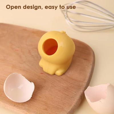 Egg Separator Food Grade Kitchen Gadget Egg Extractor Manual Egg Divider Egg Yolk White Separator Excellent Bakeware Simple Operation