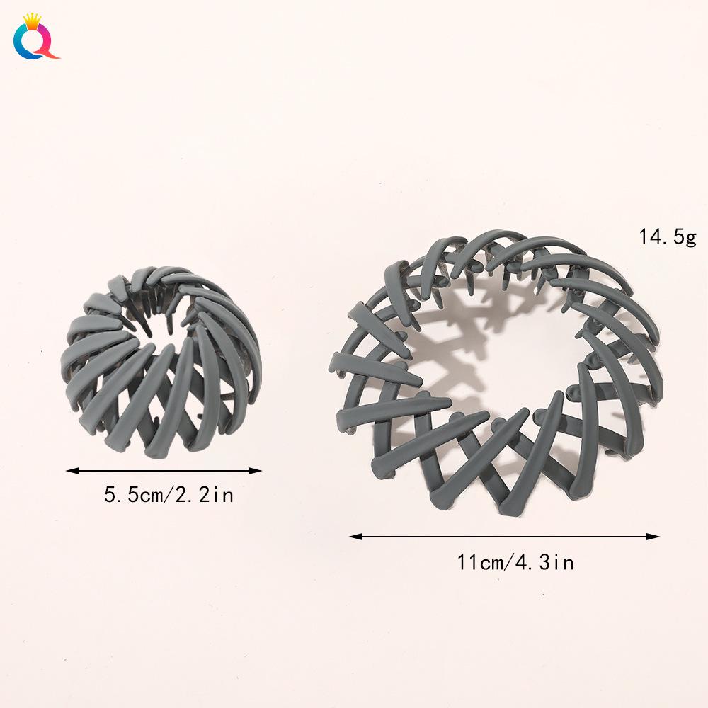 Korean Bird's Nest Bun Maker Hair Accessory - High Ponytail Claw Clip