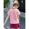 27Home Export Children's Clothing Kids' Pure Cotton Short-Sleeve T-Shirt for Girls Summer New Style Baby Clothes Cartoon Print Trendy