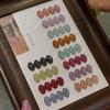 12-Color Moissanite Diamond Gel Nail Polish Set – High Density Japanese Nail Art