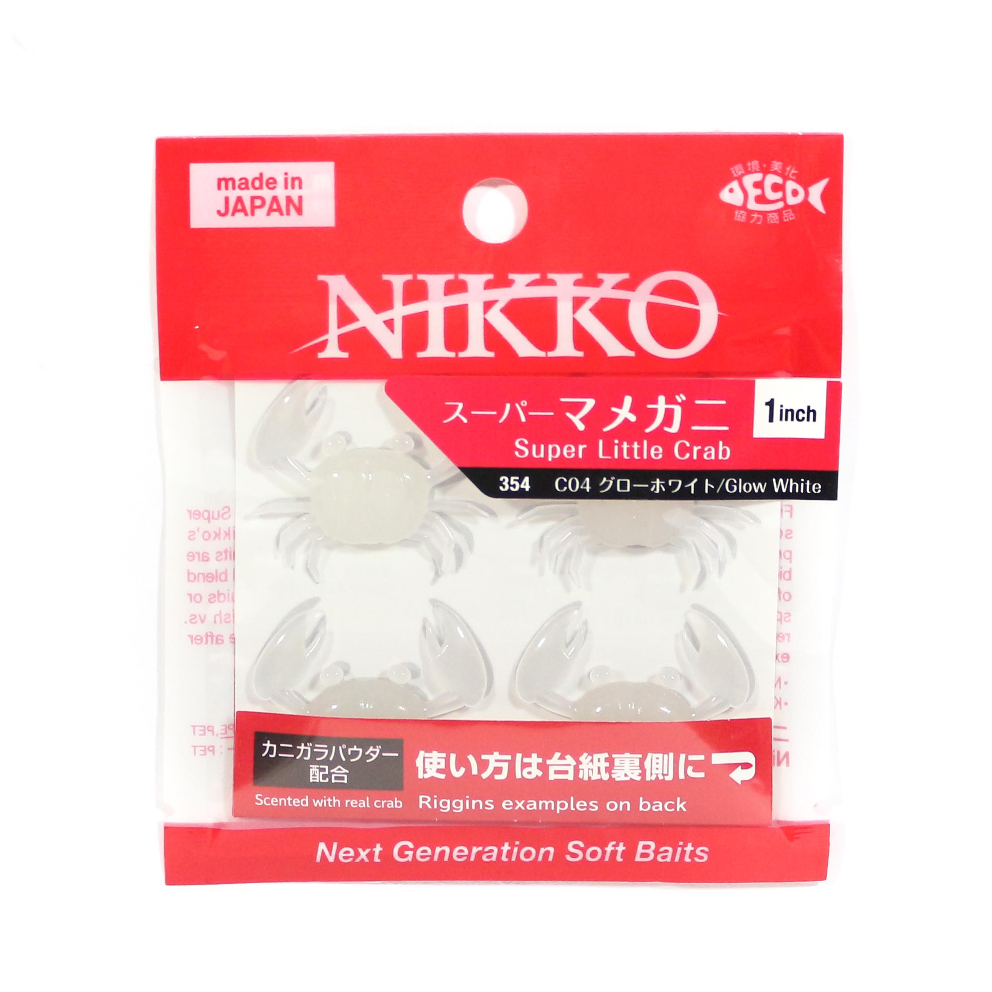 

Nikko Мягкая приманка Супер маленький краб с ароматом 1 дюйм 4 / упаковка 354 (3542)